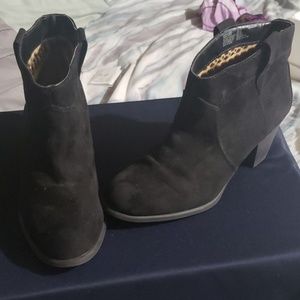 Black ankle boots